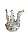 Small Vintage Chinoiserie Dragon with Rider