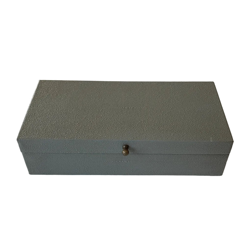 Sarreid - Gray Shagreen Box