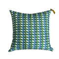 Imogene Green And Blue Check Pillow