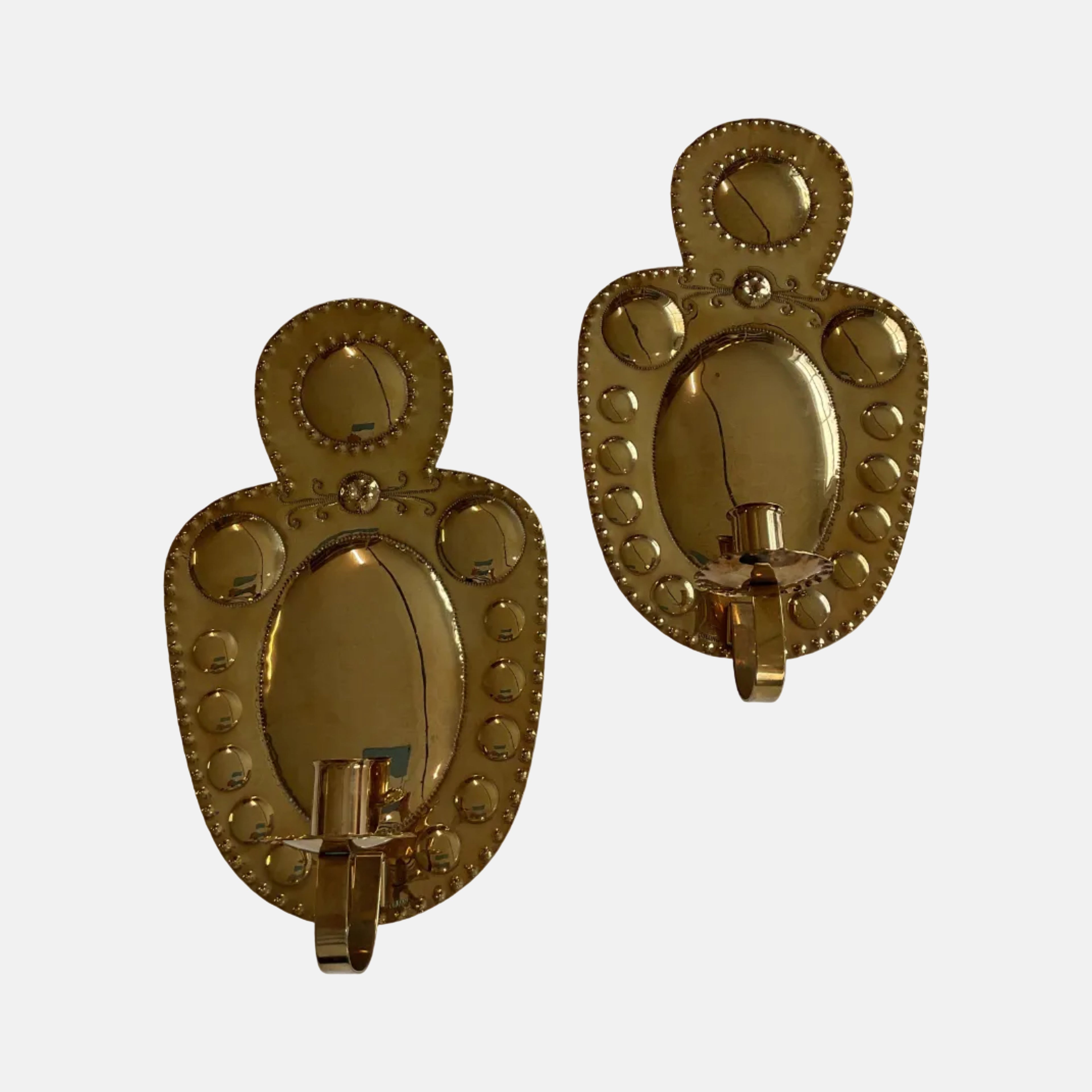 Mid-Century Swedish Sconces - Pair