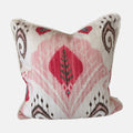 Pink Ikat Print Pillow