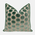 Turquoise + Nattier Pillow