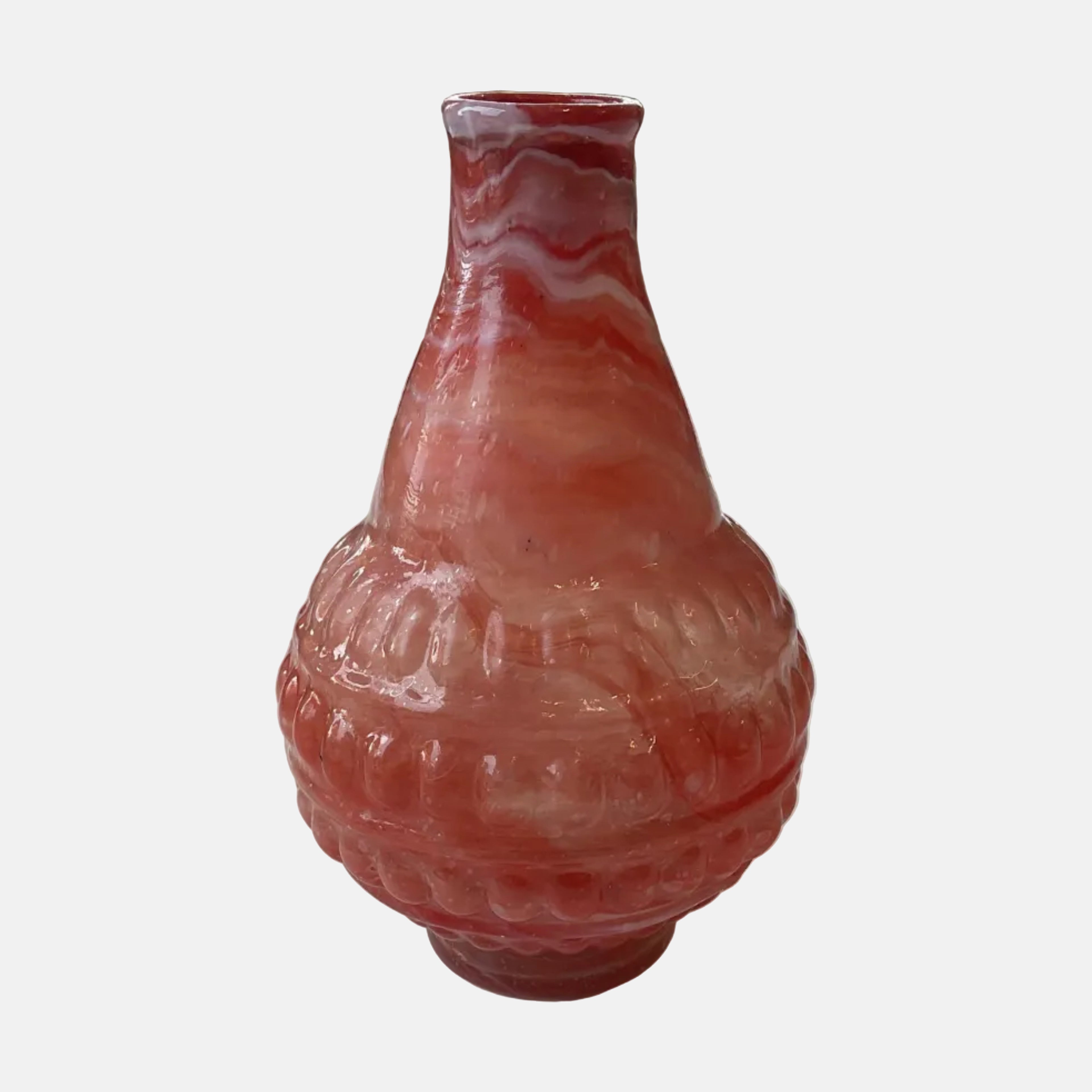Orange Glass Vase, Small