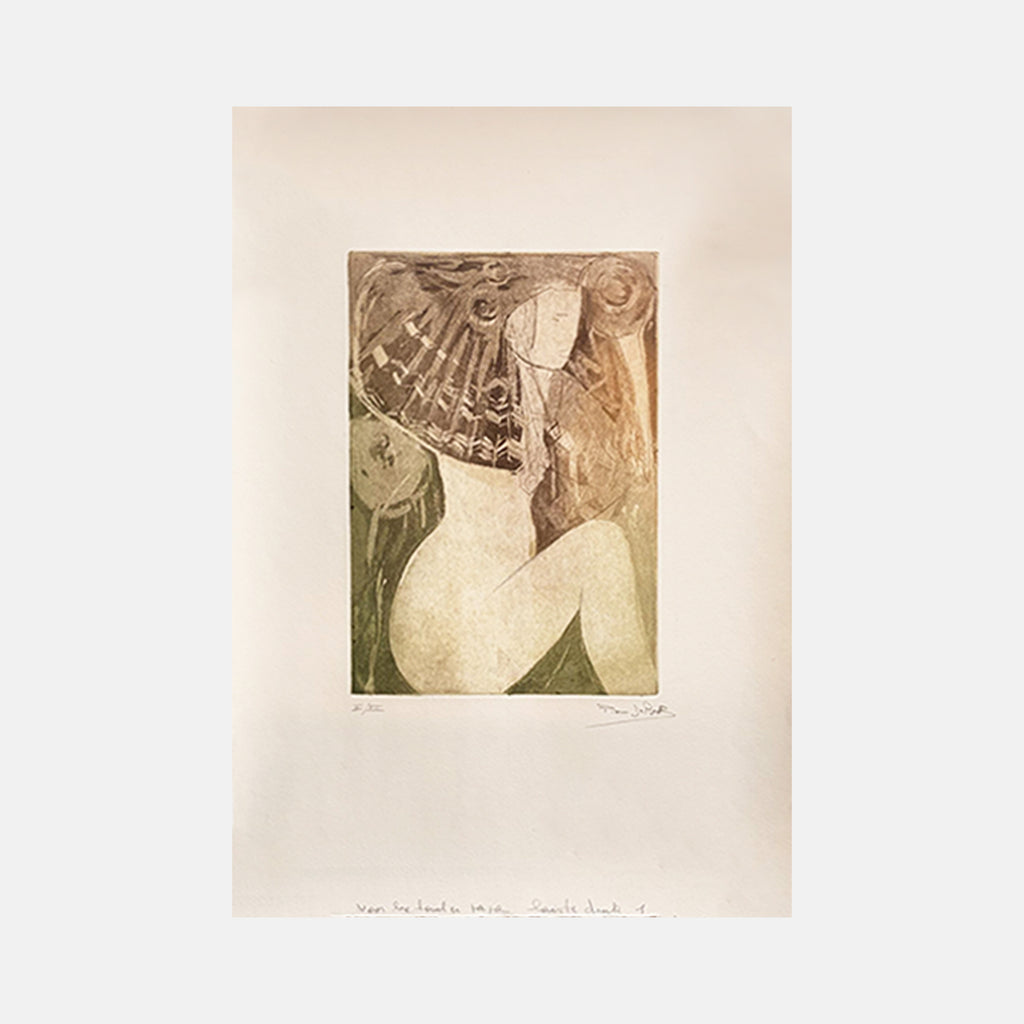 Unframed French Lithograph