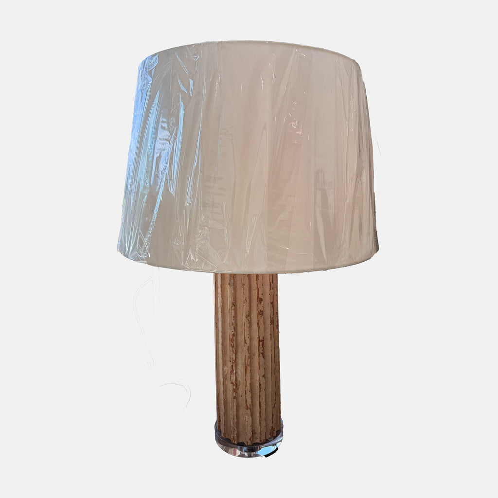 Wood Column Lamp