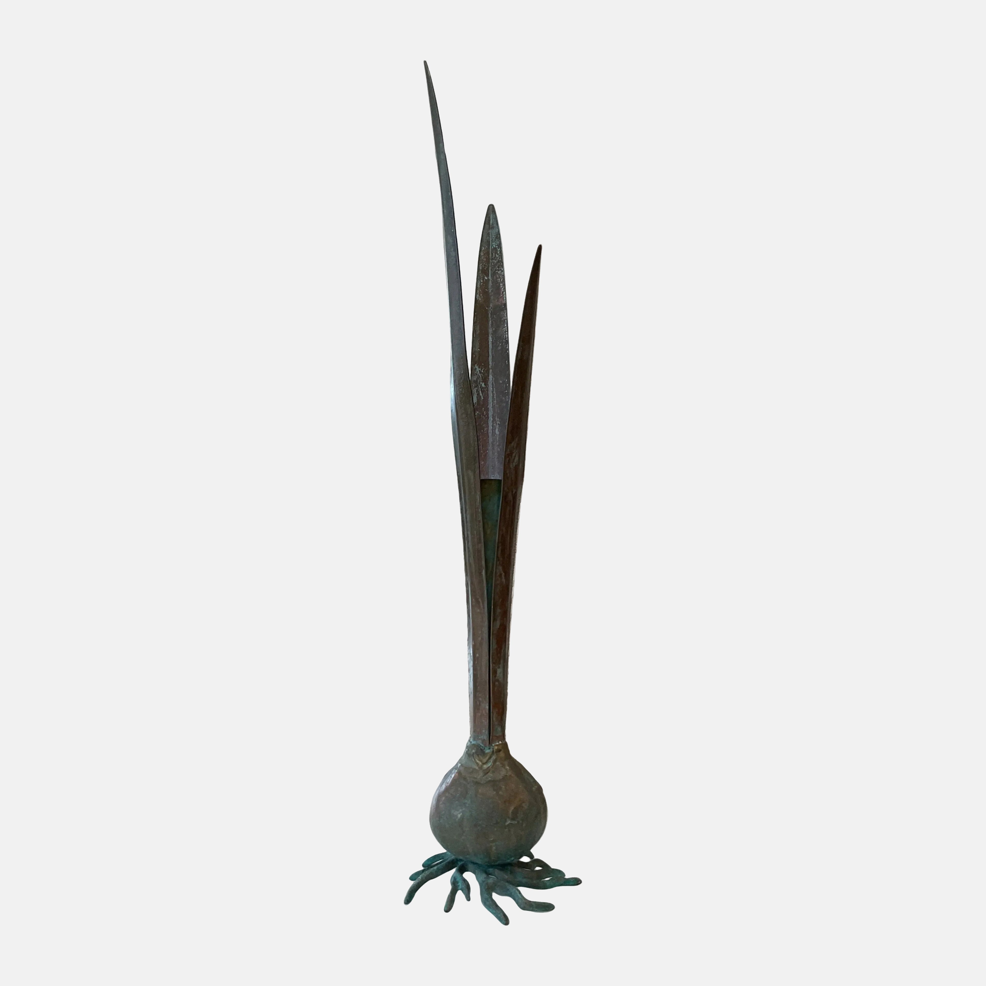 Vintage Brass Onion Bulb