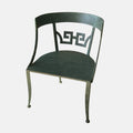 Vintage Klismos Chair with Verdigris Finish