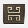 Gray Kittinger Style Mandarin Greek Key Chest