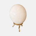 Ostrich Egg on Brass Stand