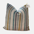 Aiden Geo Cut Velvet Pillow