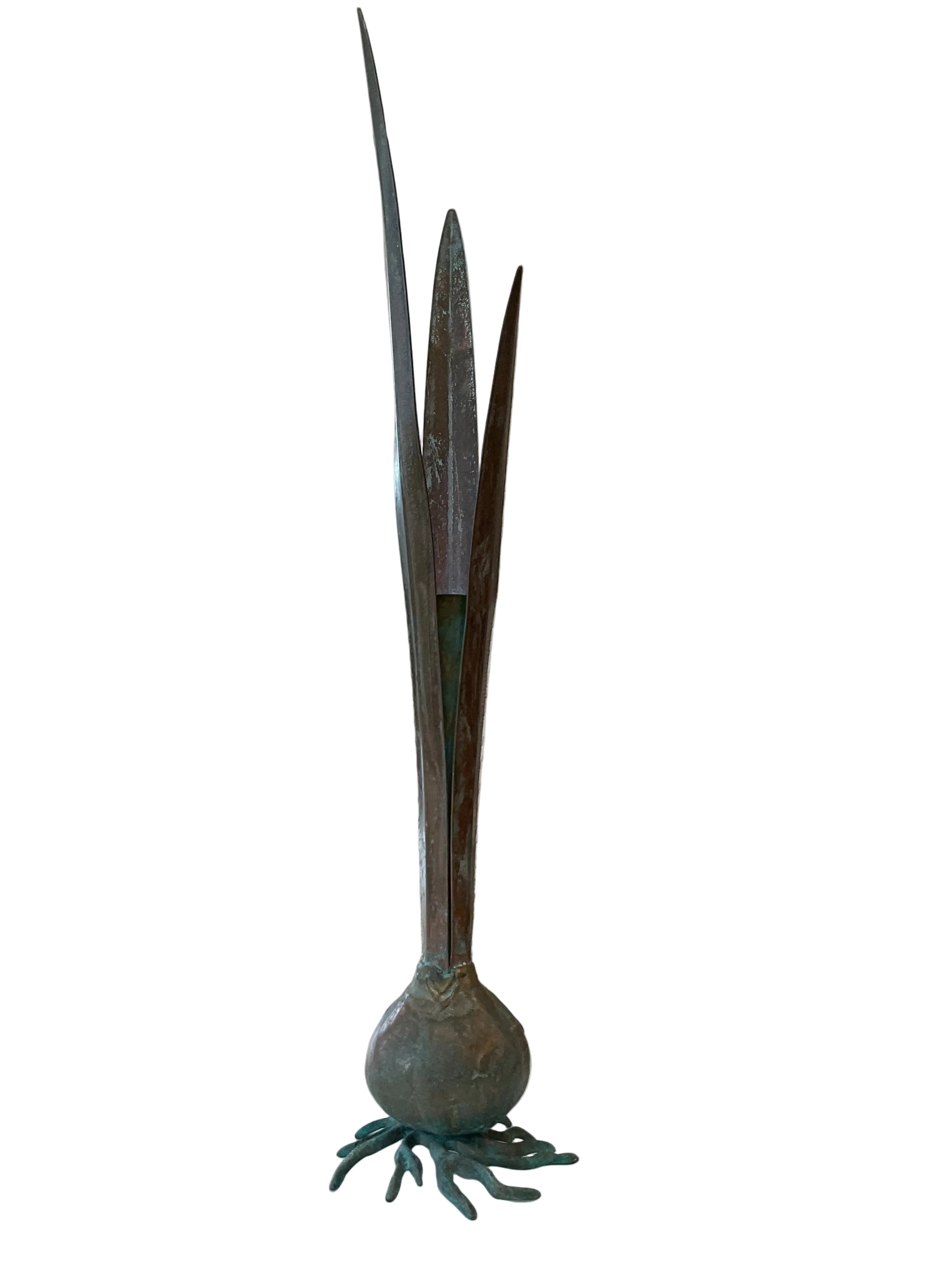 Vintage Brass Onion Bulb