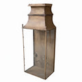 Large Gilded Wall Sconce w/ Glass