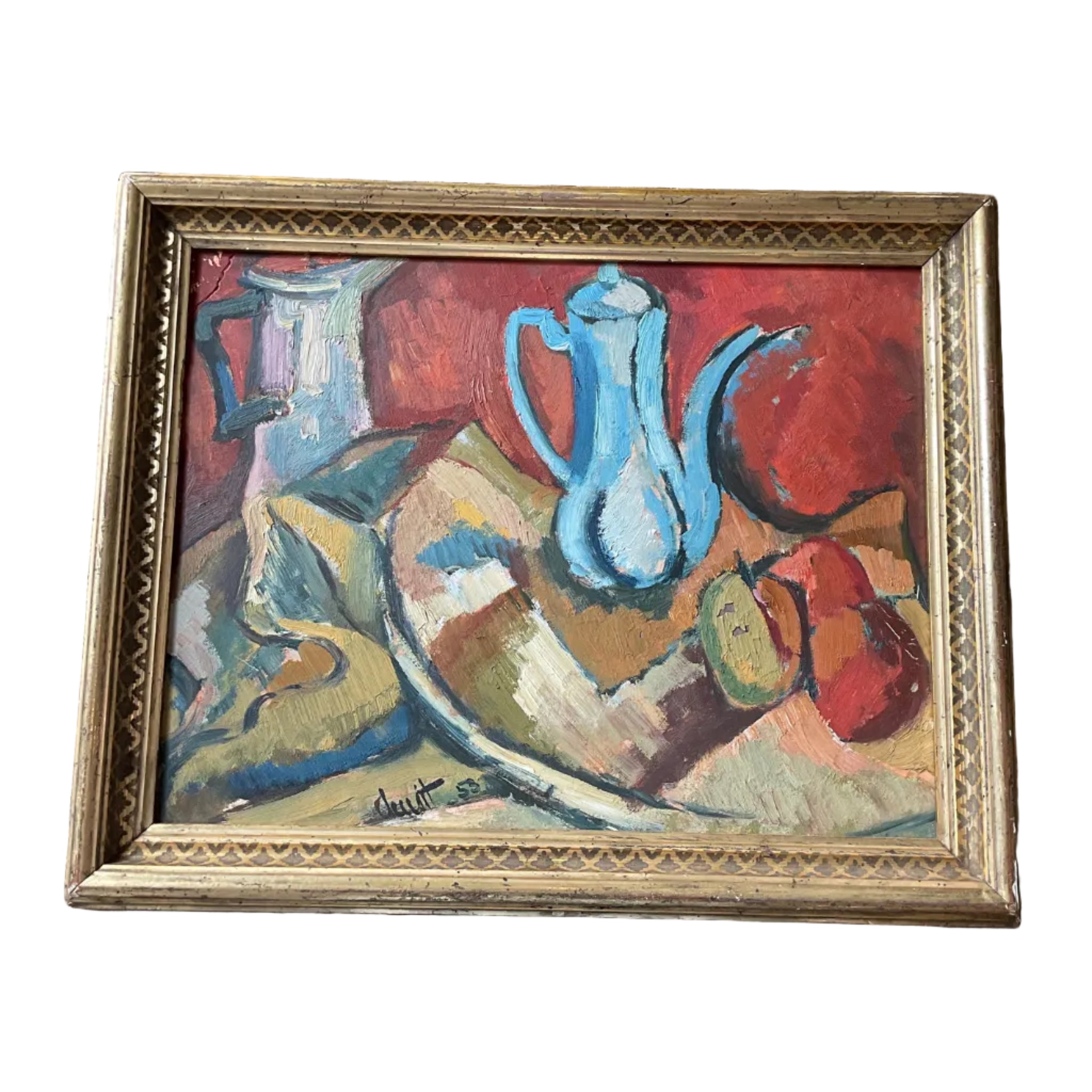 Sonia Chusi still life in gold frame