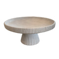 White Pedestal Bowl