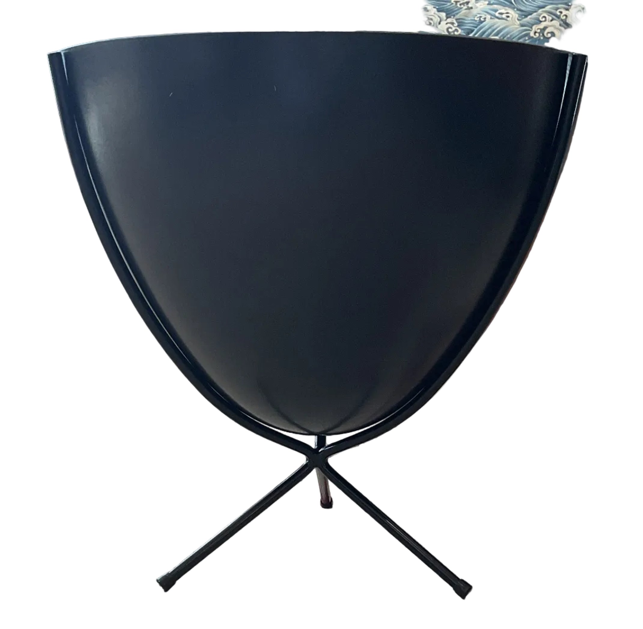 Black Retro Bullet Planter - Short