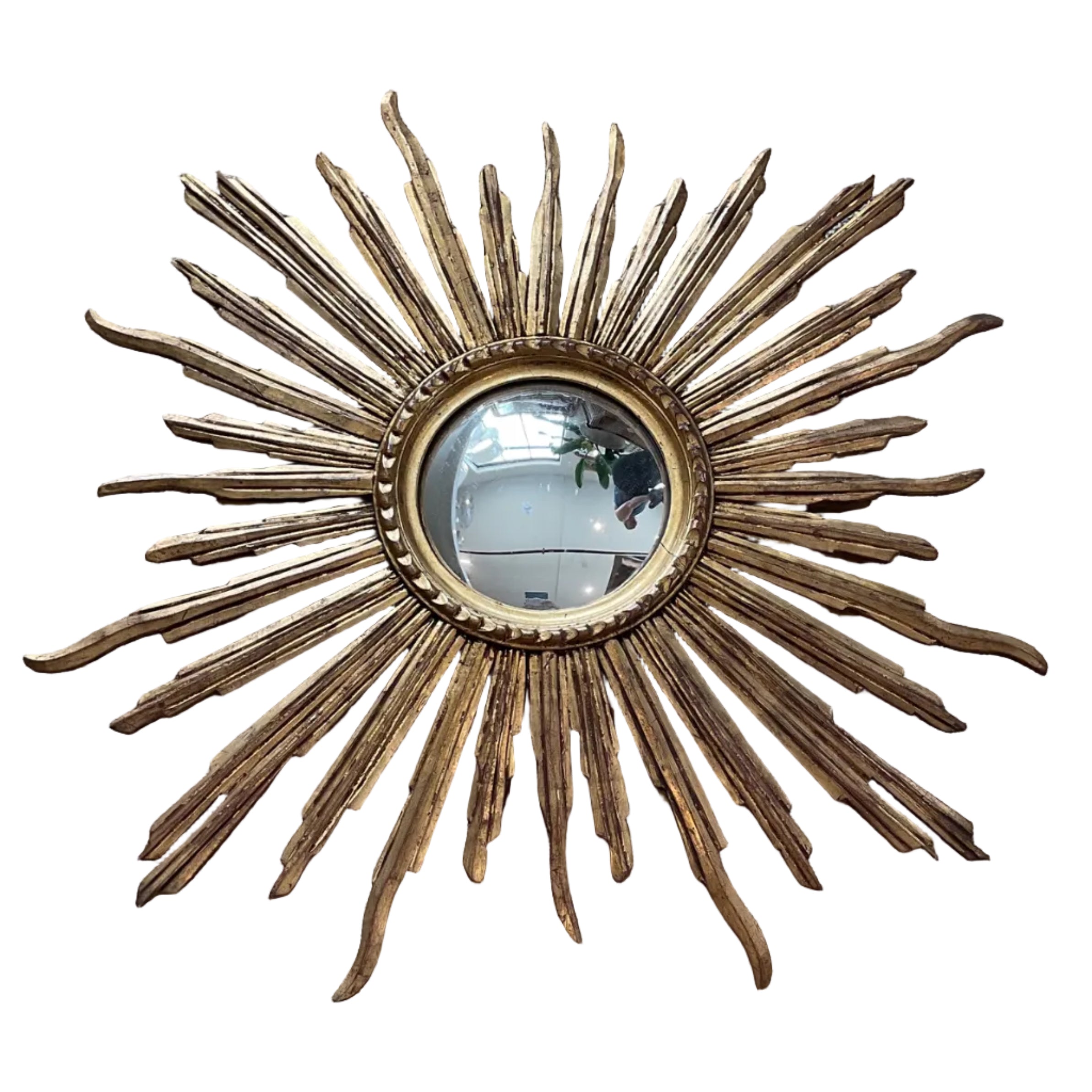 Antique Sunburst Mirror