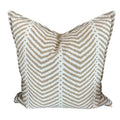 Tan Zig Zag Pillows - 22"