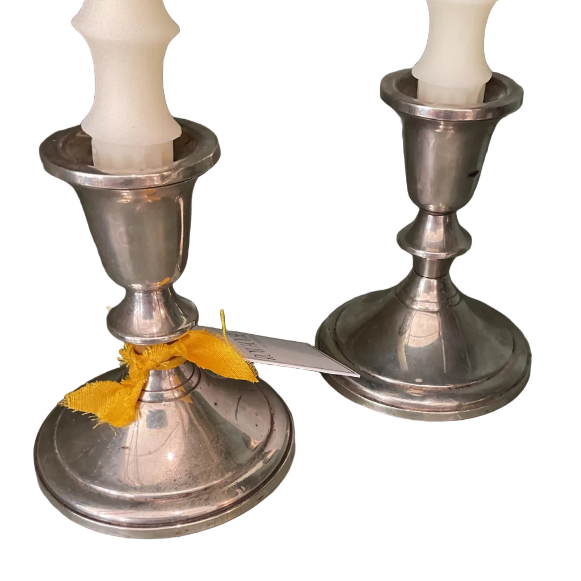 Sterling Silver Candlesticks (Pair)