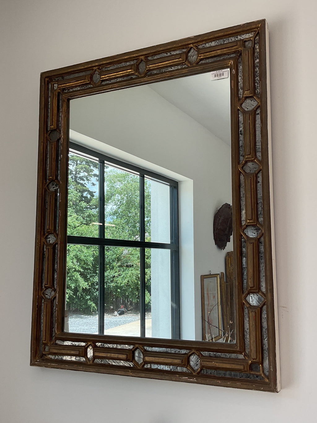 Art Deco Painted Mirror