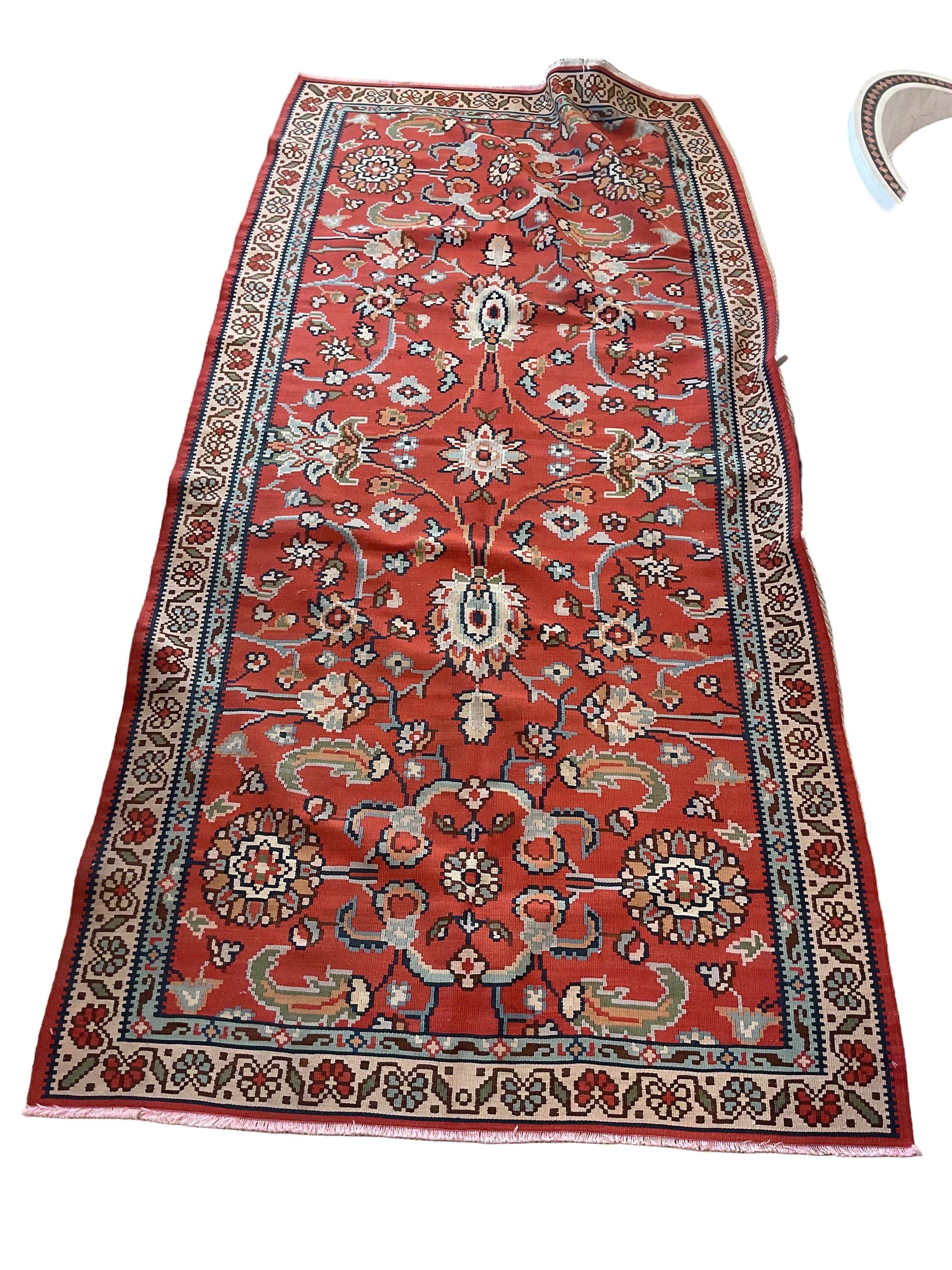 Bulgarian/Kilim Rug - 4.4'x9.5'