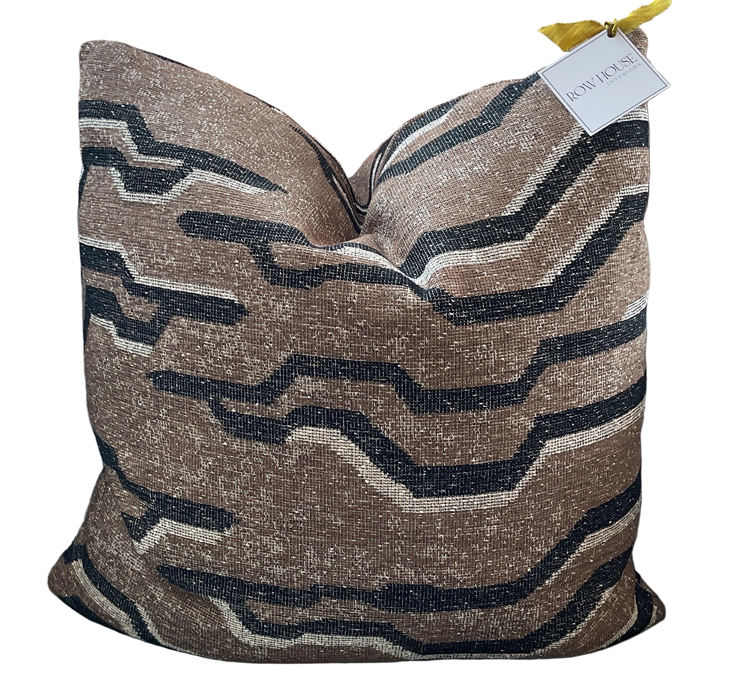 Custom Pillows  22x22 Tigris in Bark