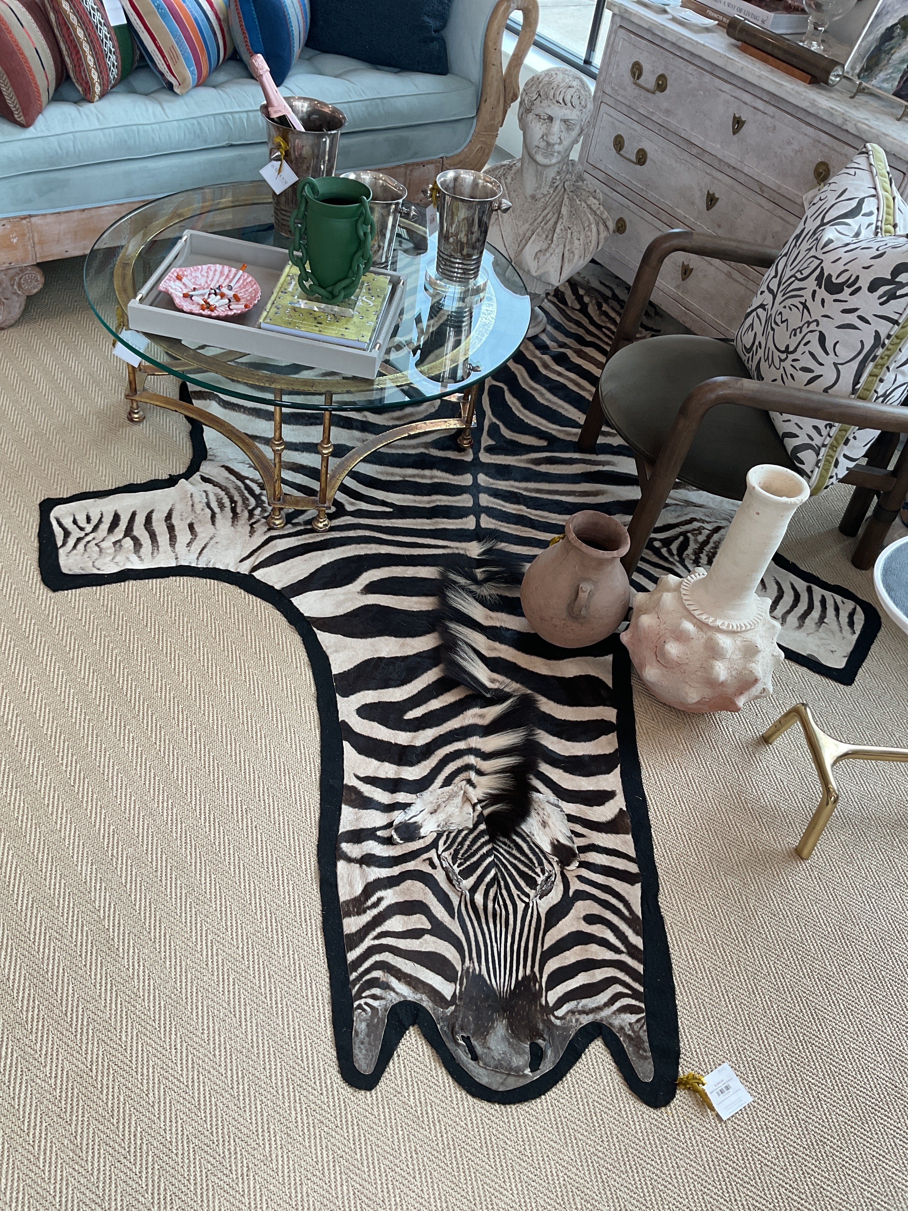 Zebra Hide Rug