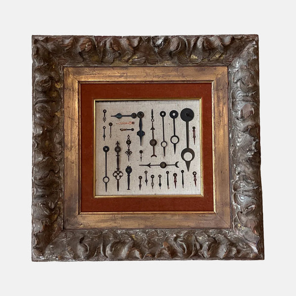 18th Century Framed Clock Hands