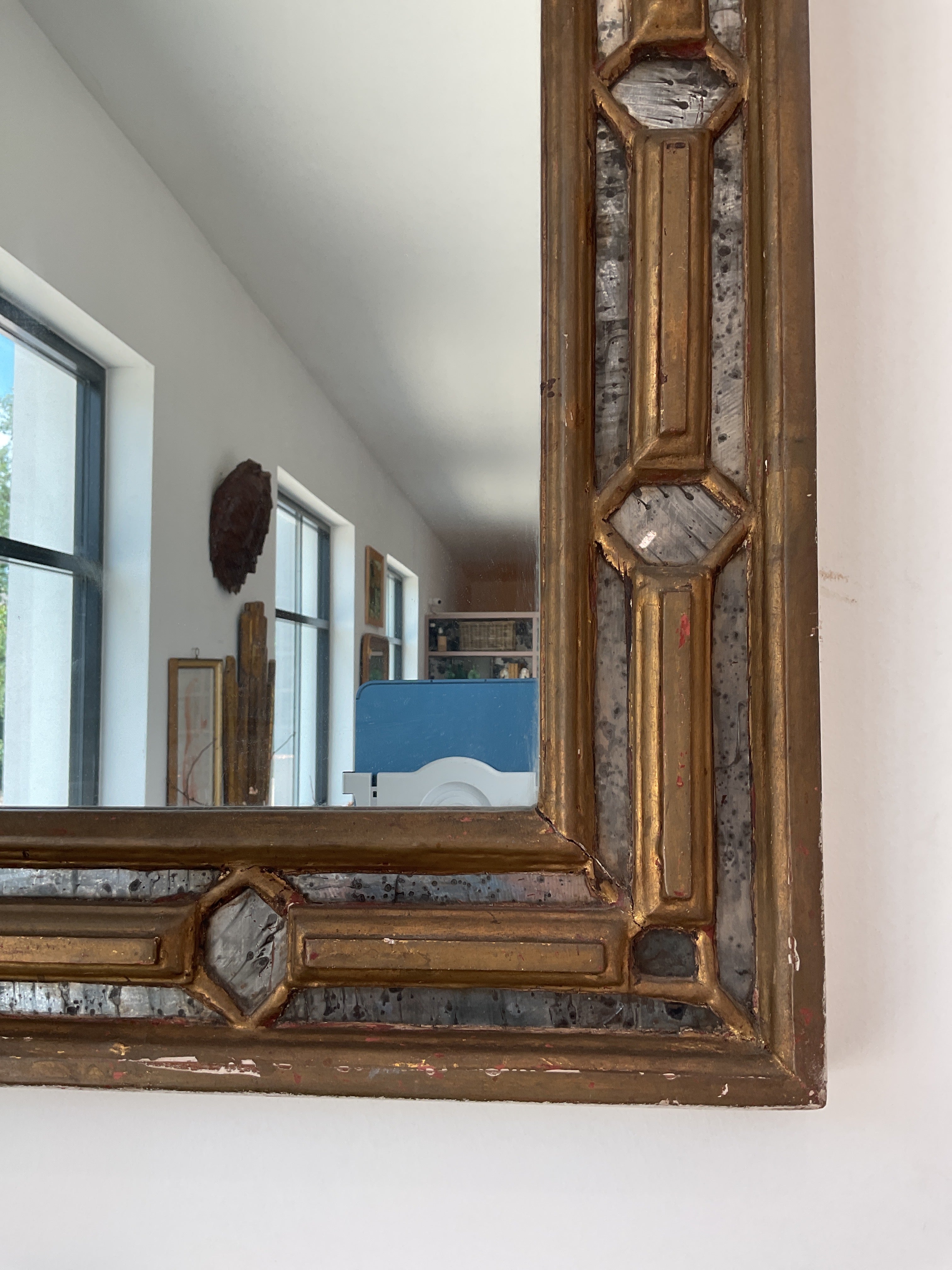 Art Deco Painted Mirror