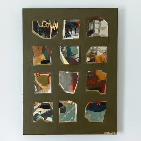 Kim Meadowlark Painting "FAUX AMIS" 18X24"