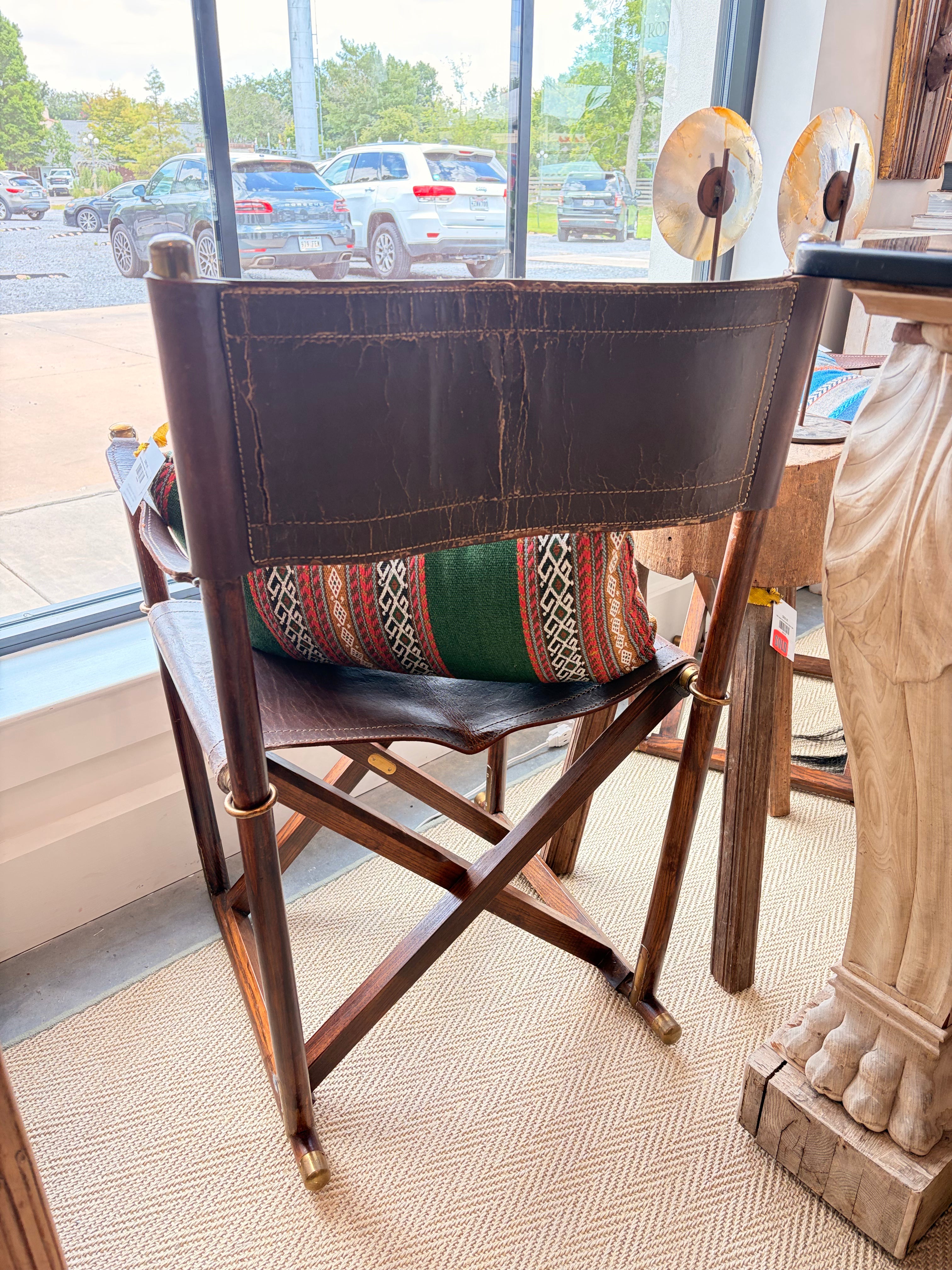 Leather Safari Chair