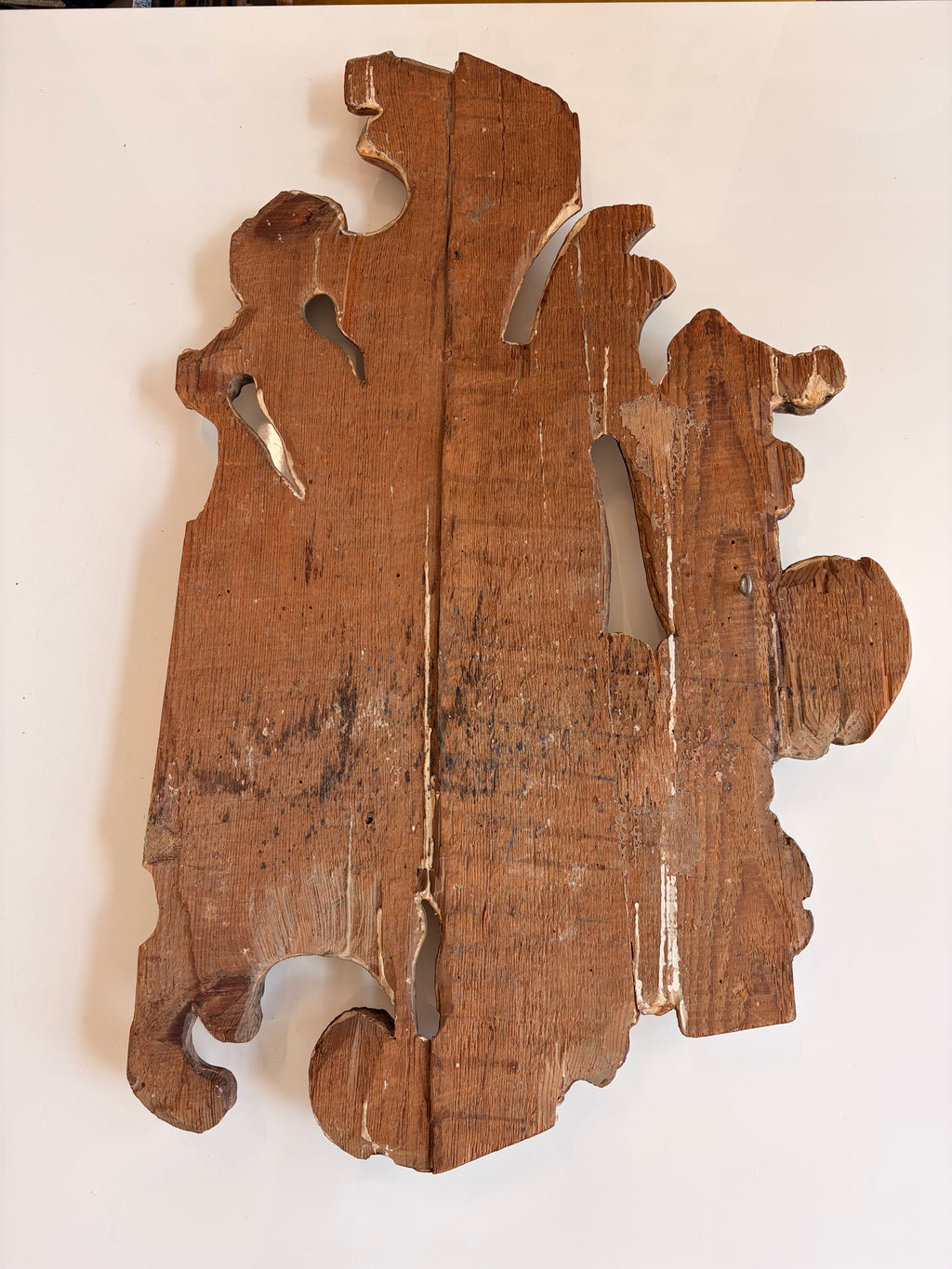 French Gilded Wood Kidney Fragment