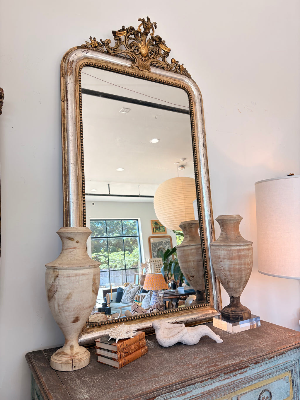 Two Tone Louis Philippe Mirror