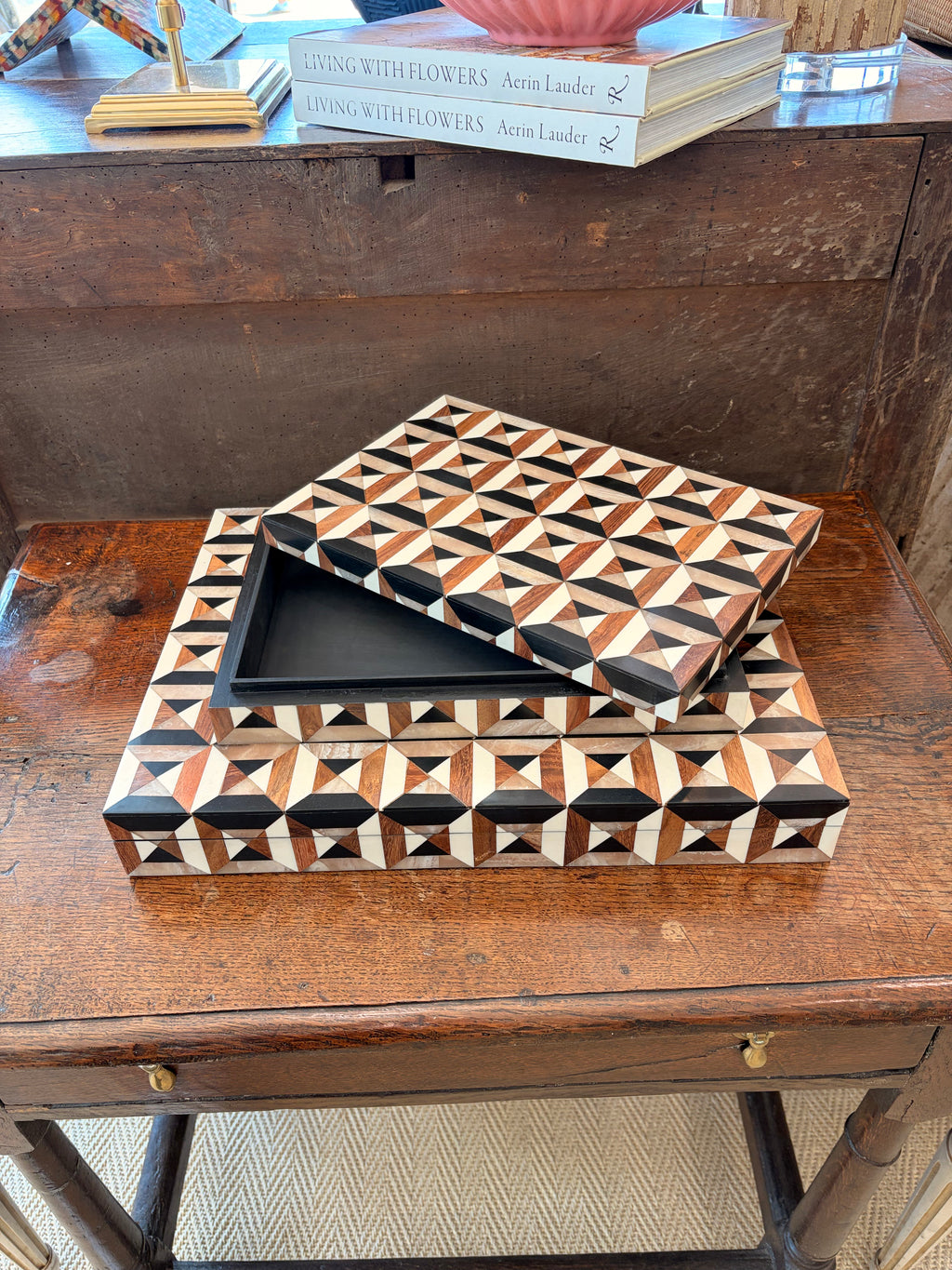 Eichholtz Geometric Inlay Boxes