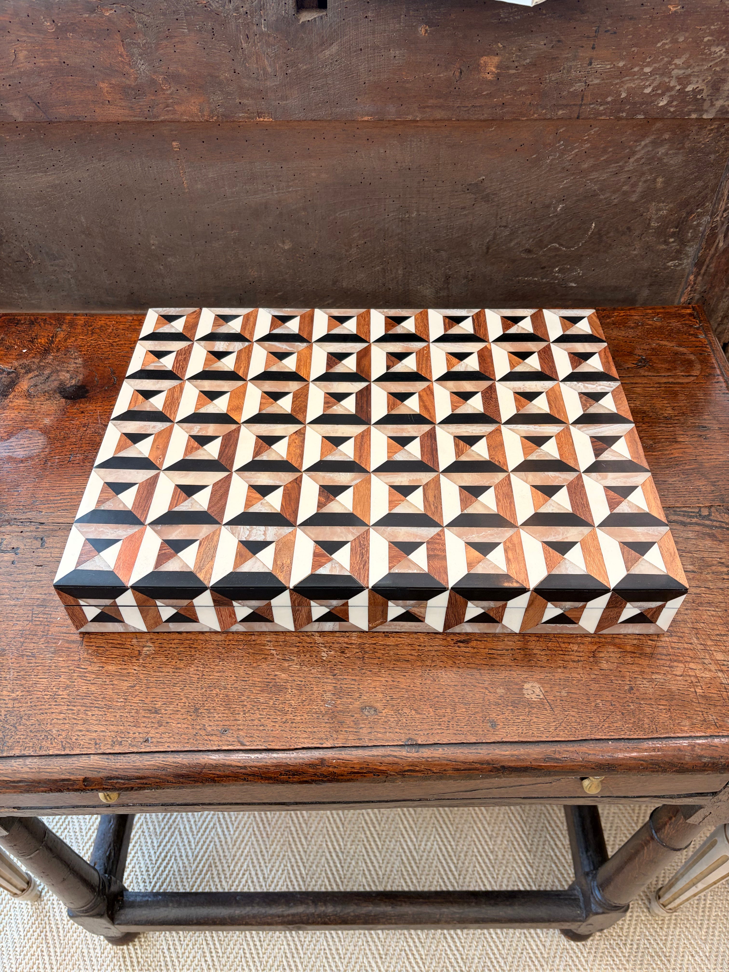 Eichholtz Geometric Inlay Boxes