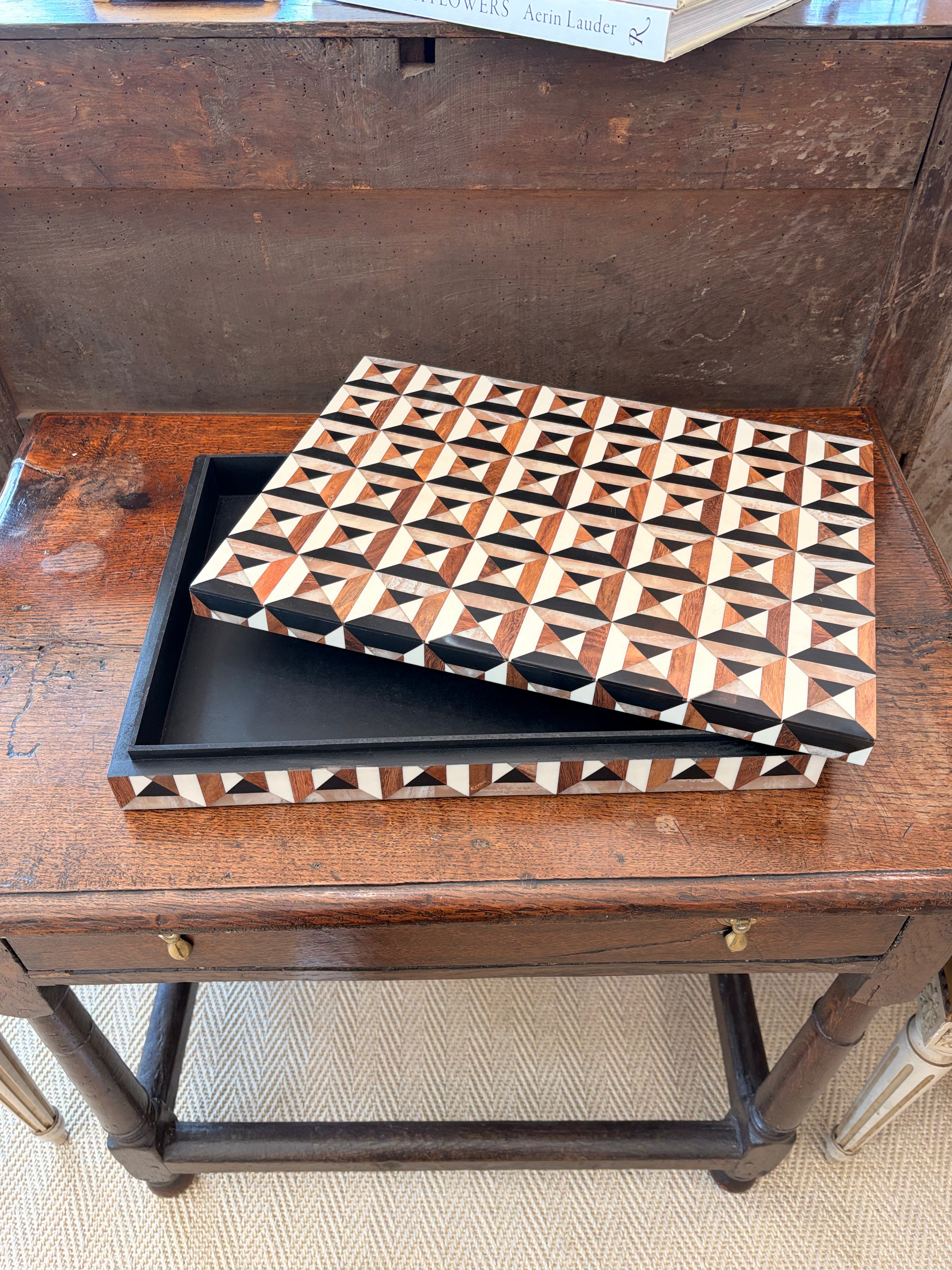 Eichholtz Geometric Inlay Boxes