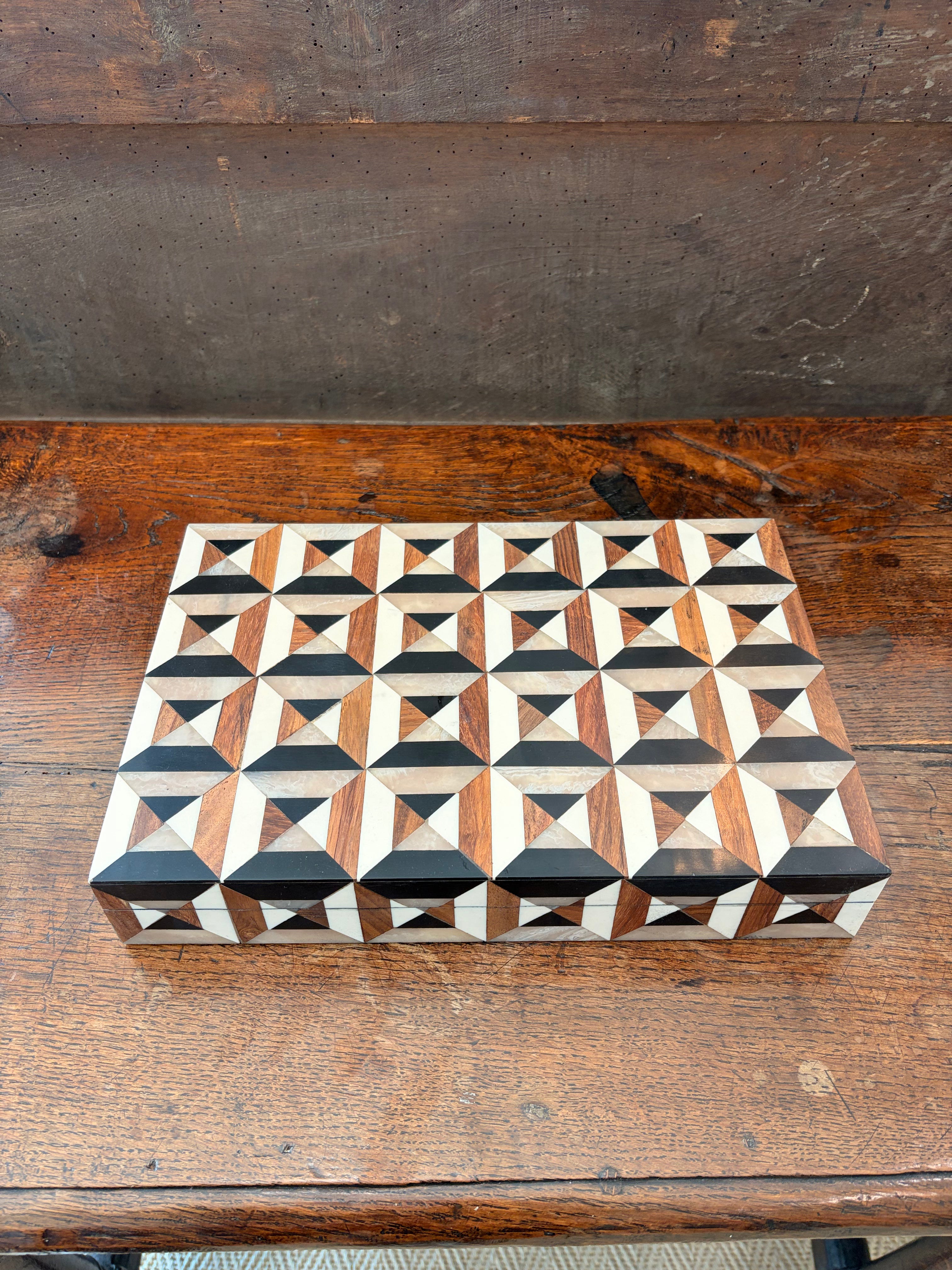 Eichholtz Geometric Inlay Boxes