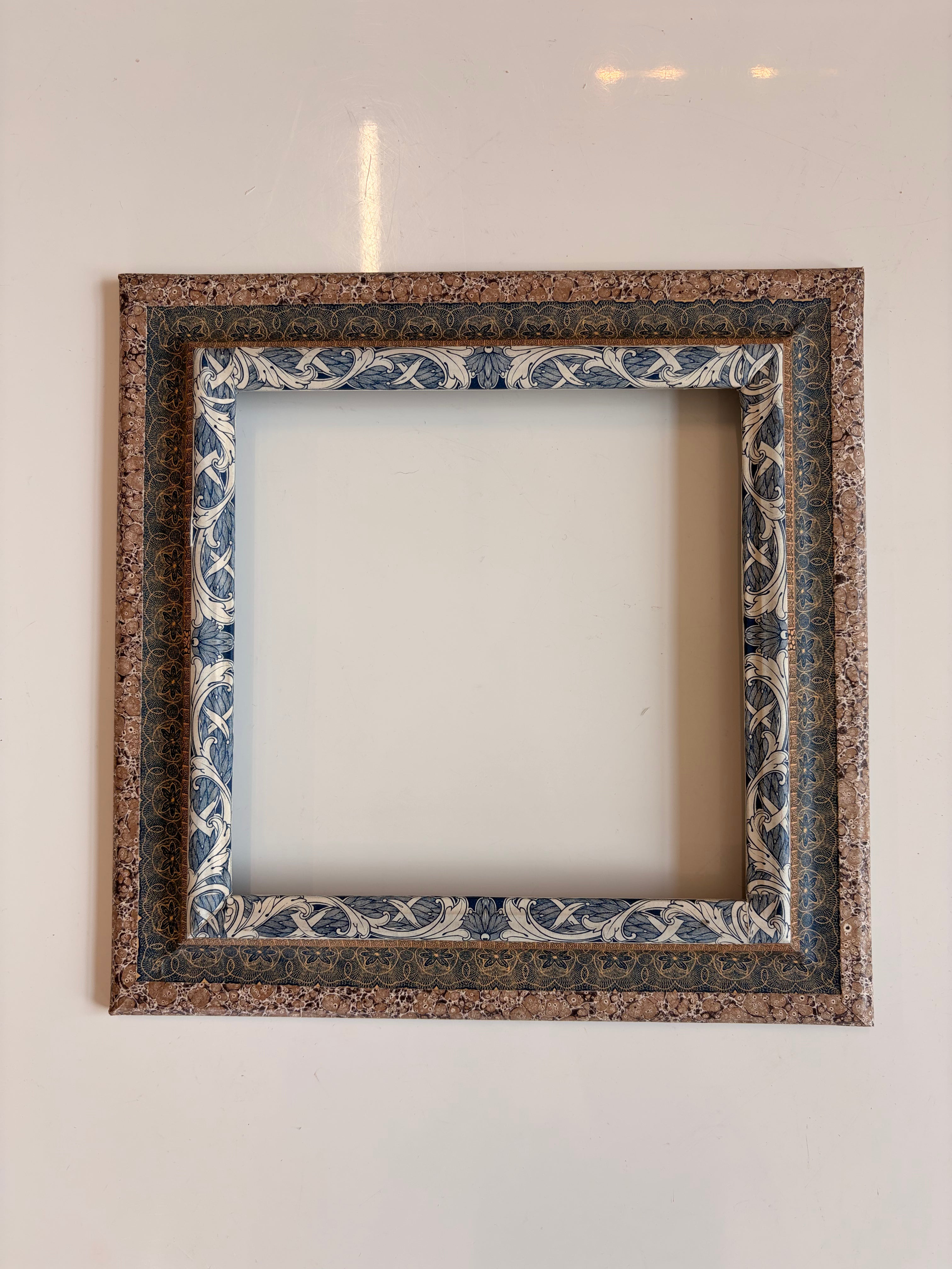 Antique French Papered Frames