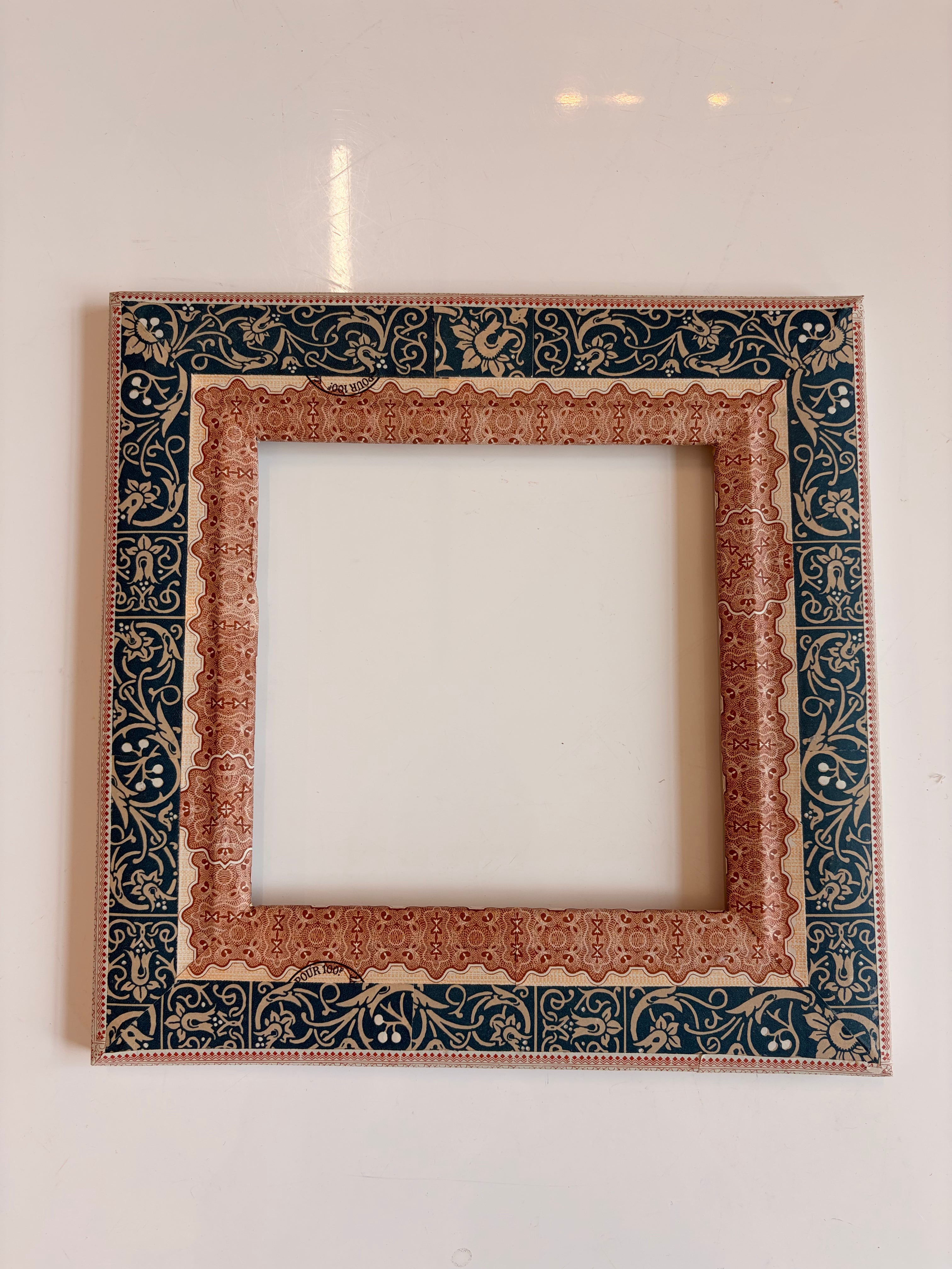 Antique French Papered Frames