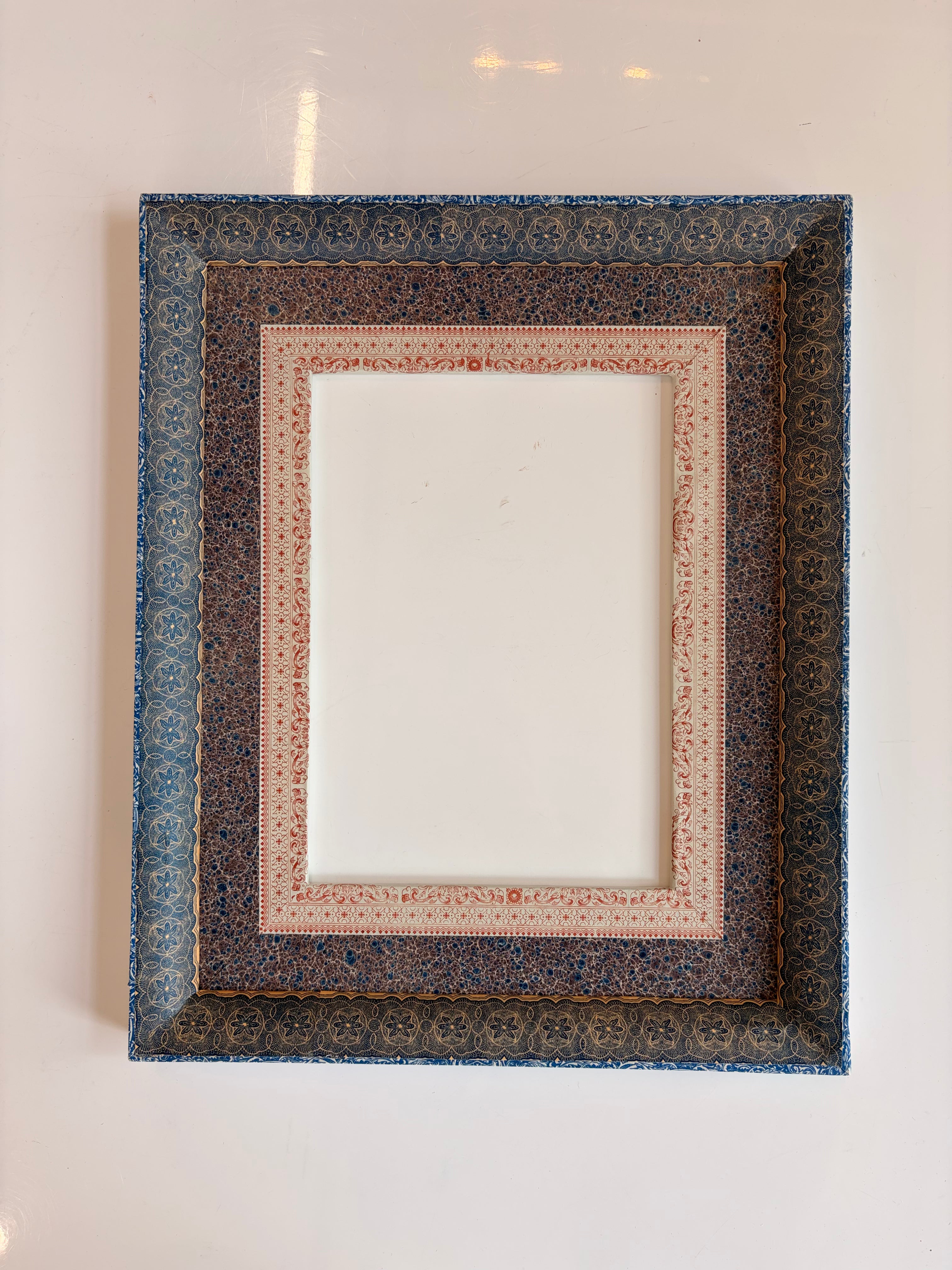 Antique French Papered Frames