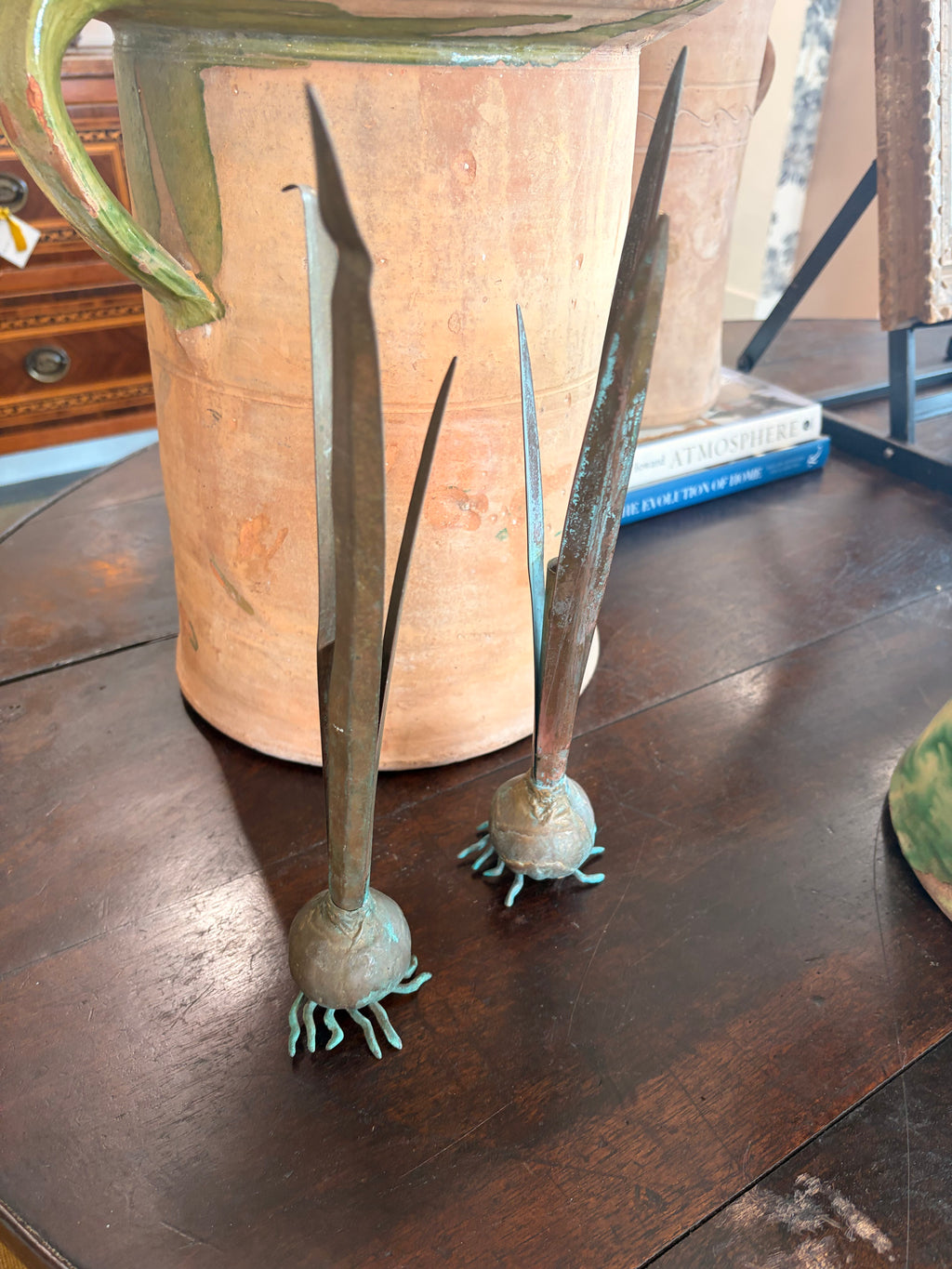 Vintage Brass Onion Bulb