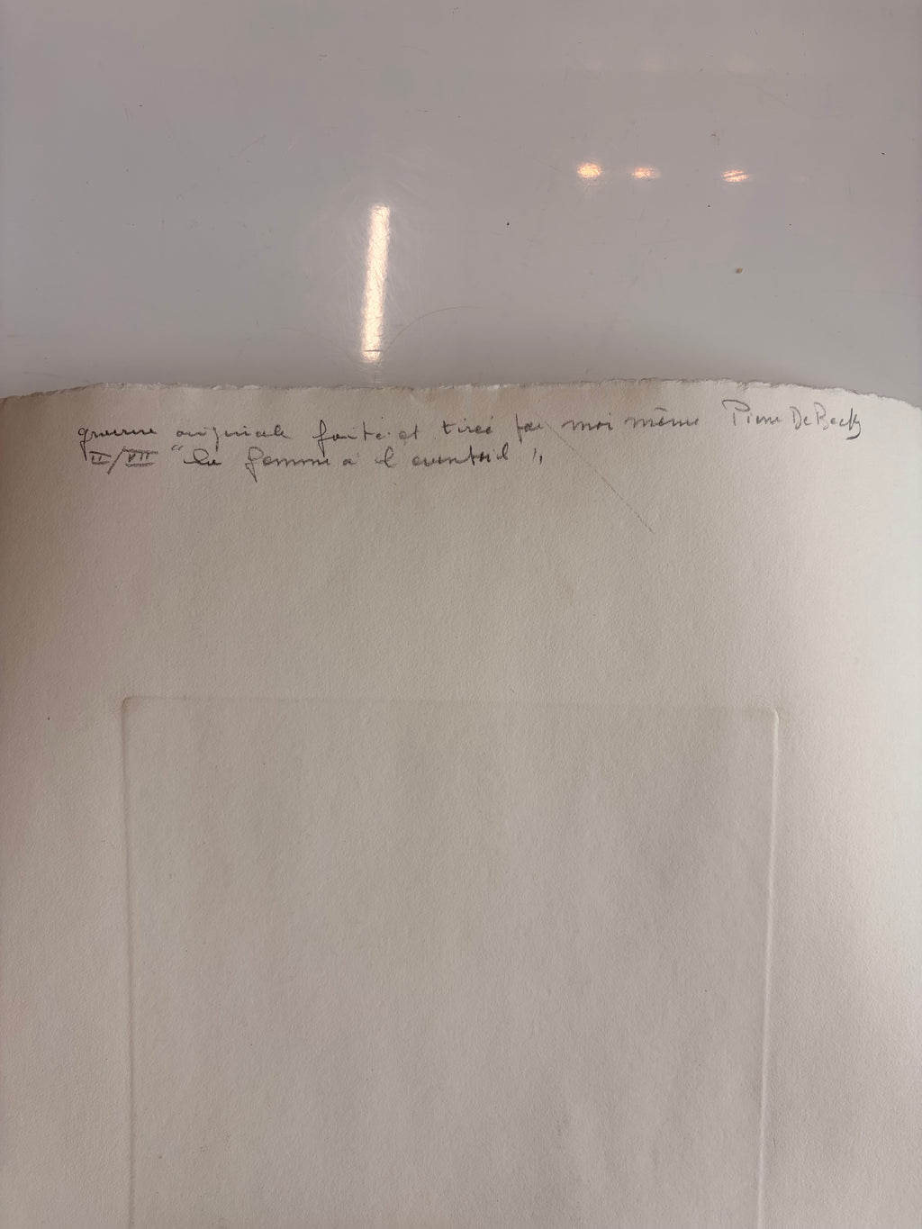 Unframed French Lithograph
