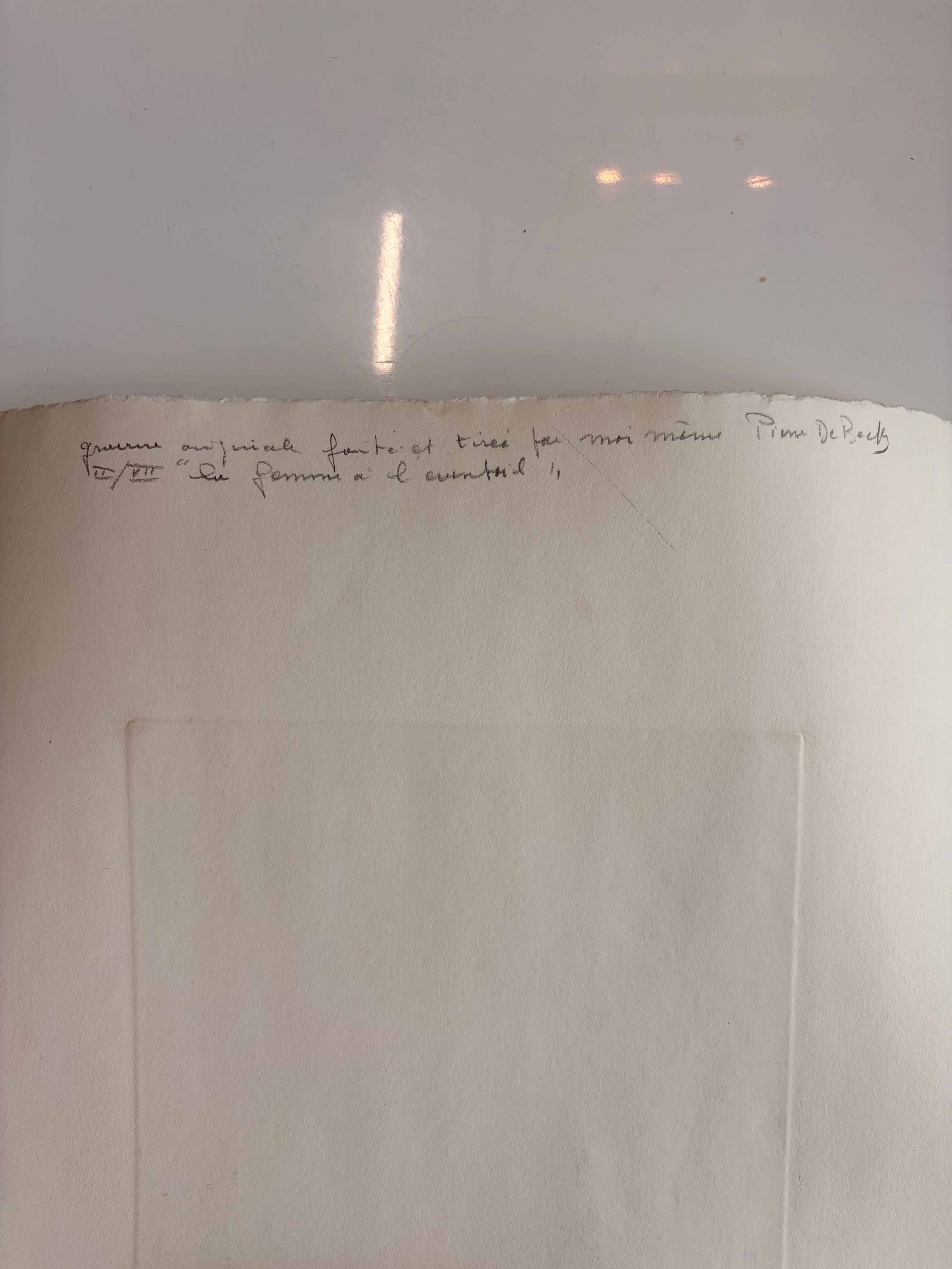 Unframed French Lithograph