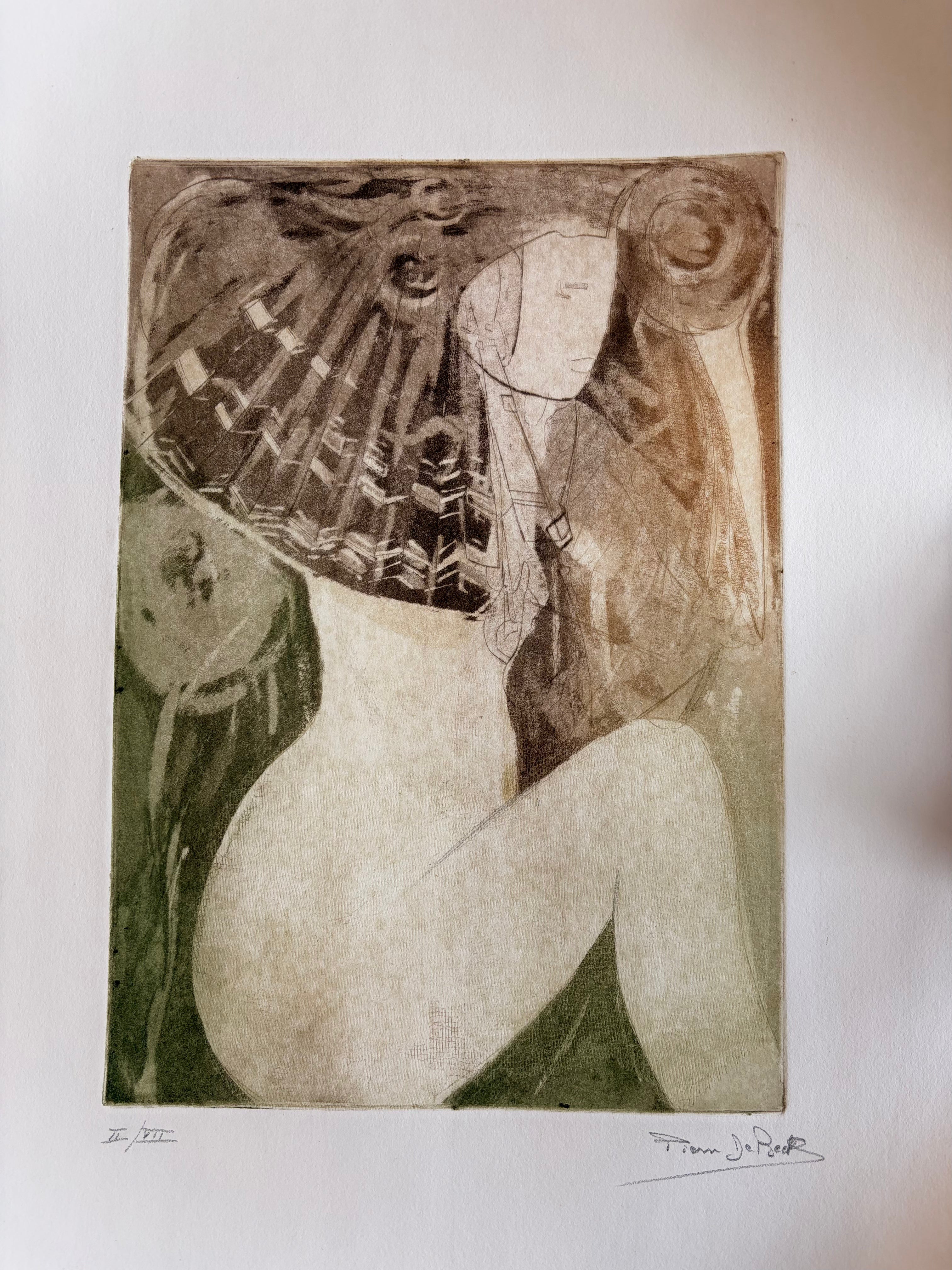 Unframed French Lithograph