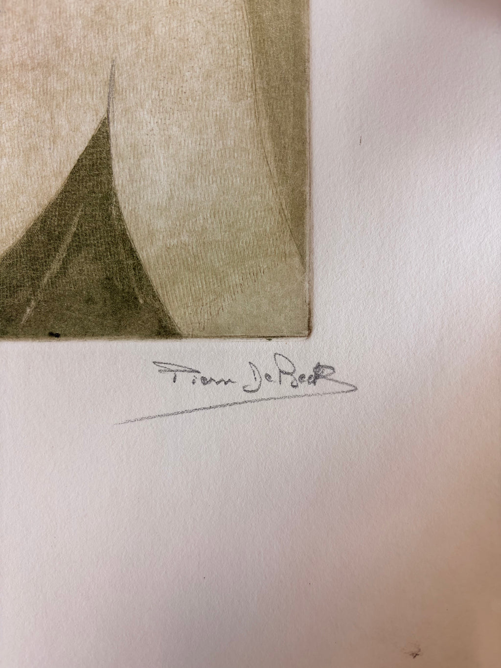 Unframed French Lithograph