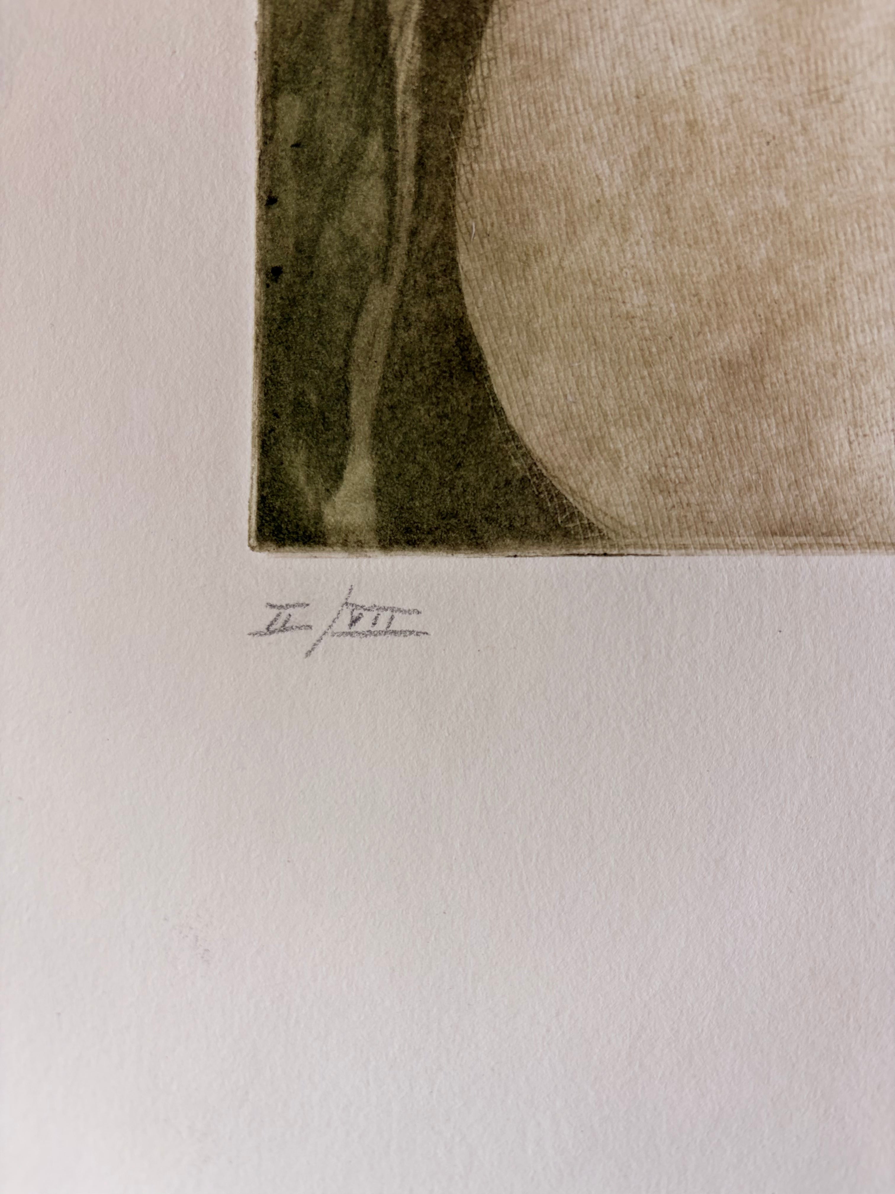 Unframed French Lithograph
