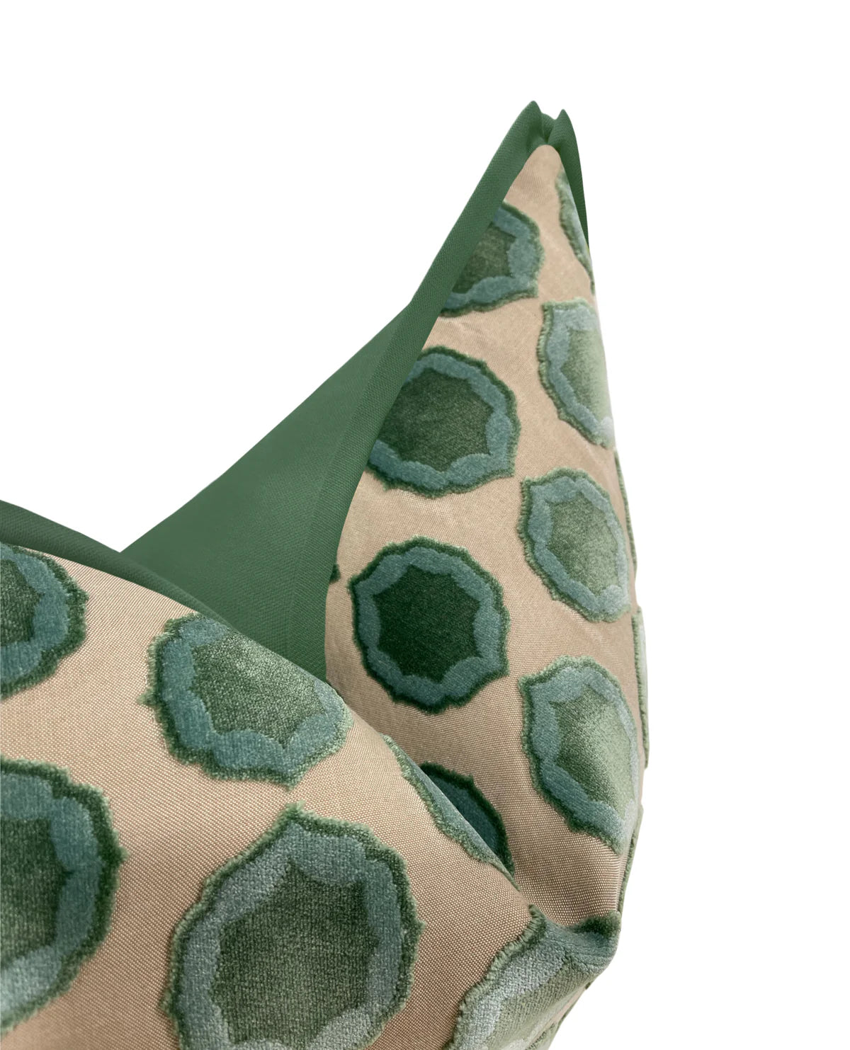 Turquoise + Nattier Pillow