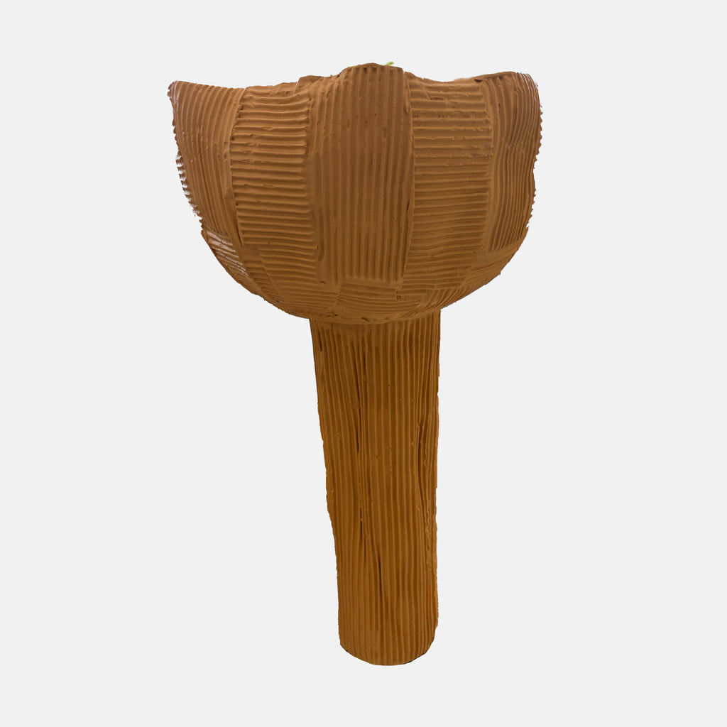 Italian Ceramic Yellow Sculpture